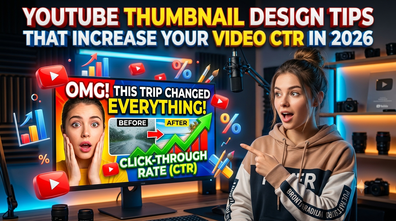 YouTube Thumbnail Design Tips That Increase Your Video CTR In 2026